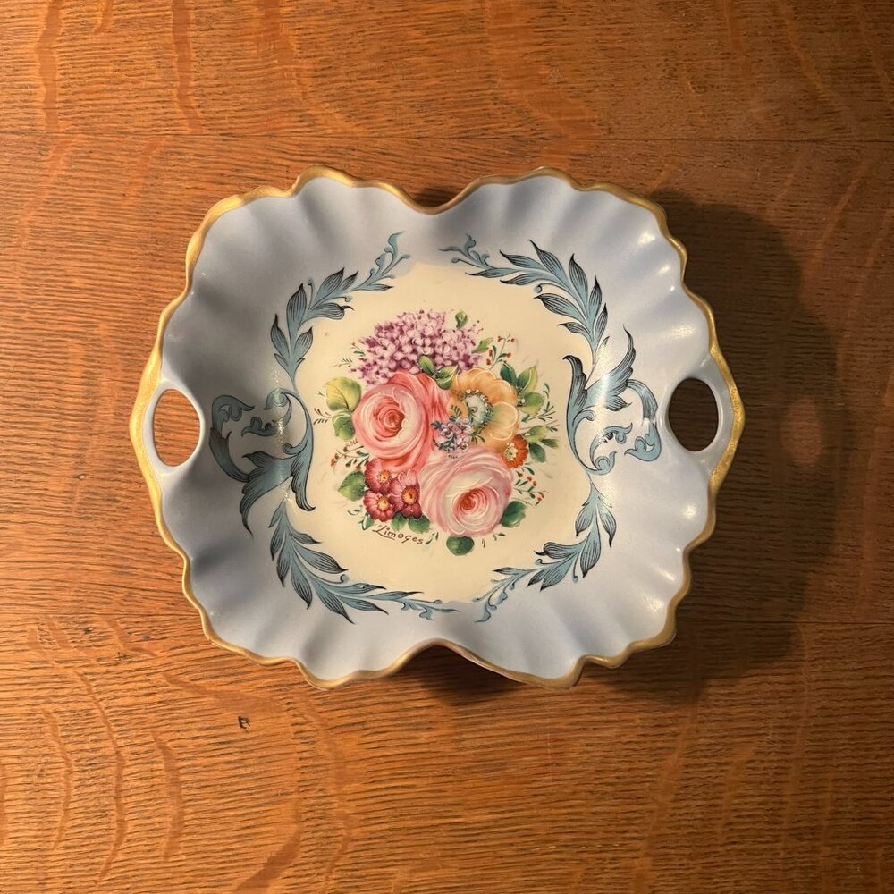 Limoges France Porcelain Candy Dish